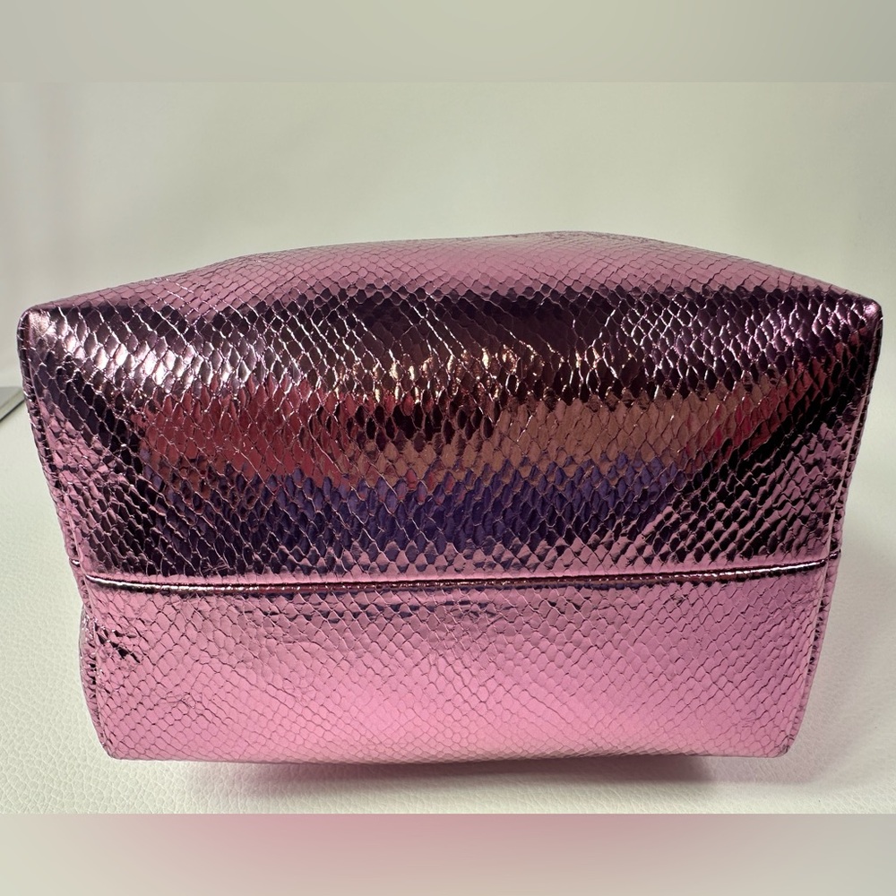 NEW JIMMY CHOO BON BON CANDY WRAP LEATHER METAL TOP HANDLE CROSSBODY NWT! - Picture 14 of 15